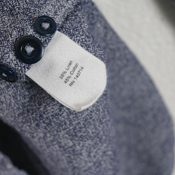 ALEX MILL Men's Caden Roadhouse Button up Shirt Navy Size Small - Picture 6 of 6